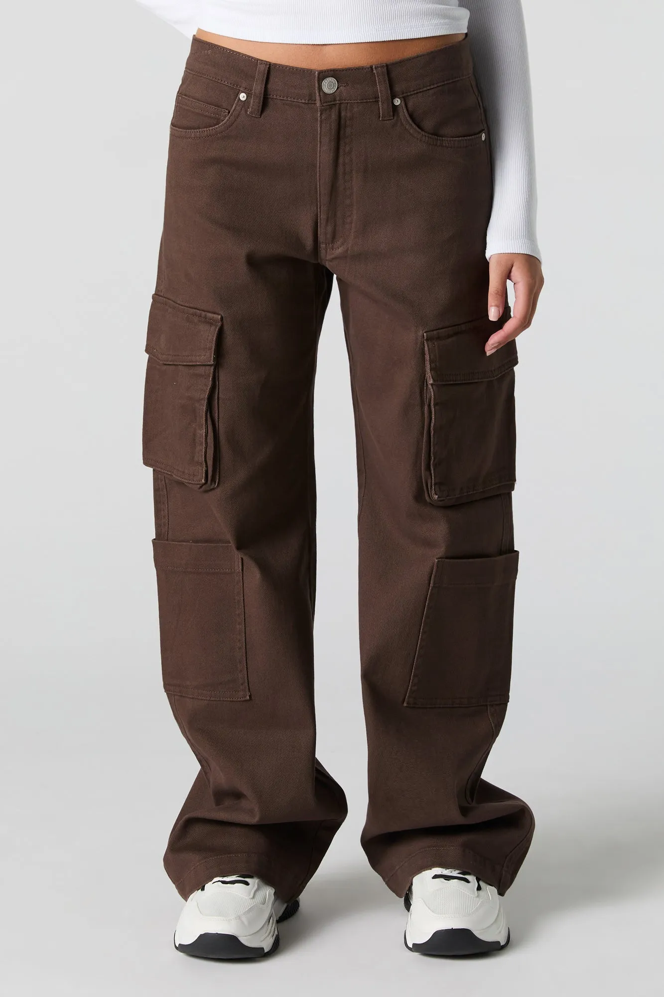 Pantalon cargo baggy à multiples poches sold by Urban Planet product image thumbnail 2