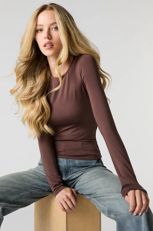 Contour Long Sleeve Top sold by Urban Planet
