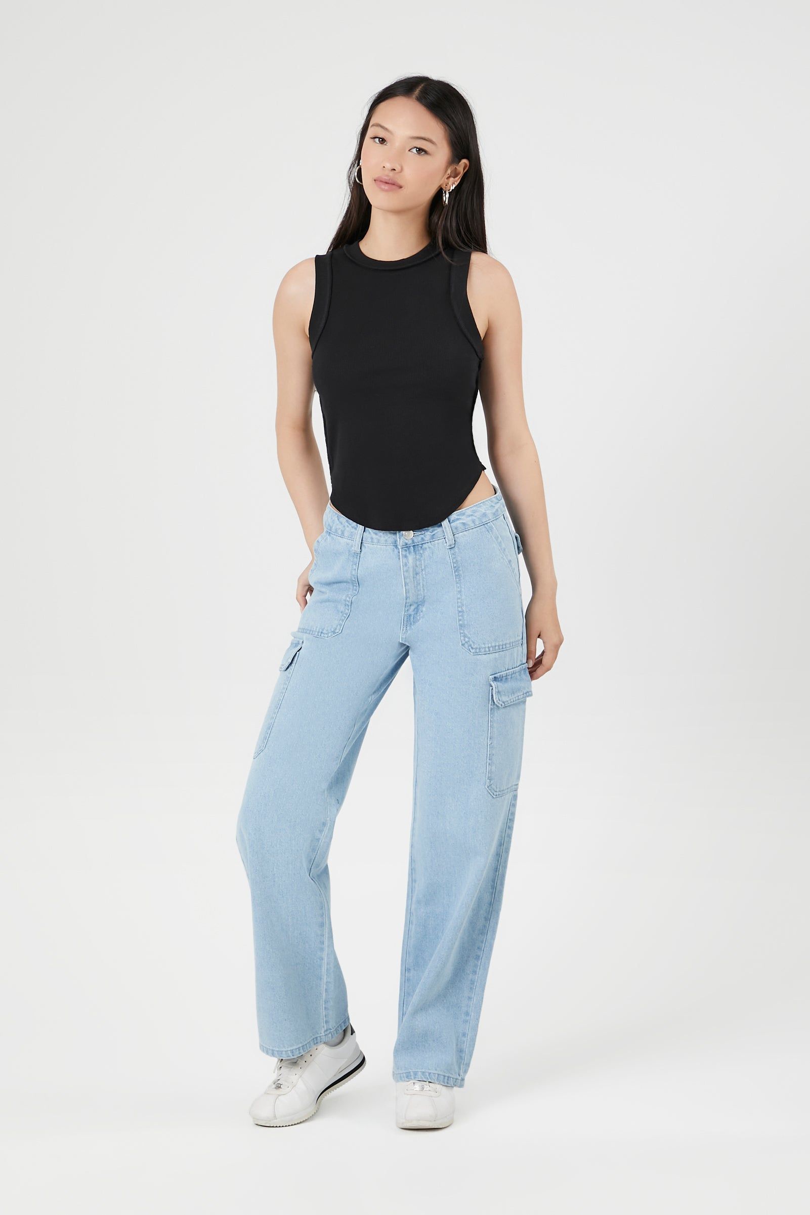 Wide Leg Cargo Jean sold by Urban Planet