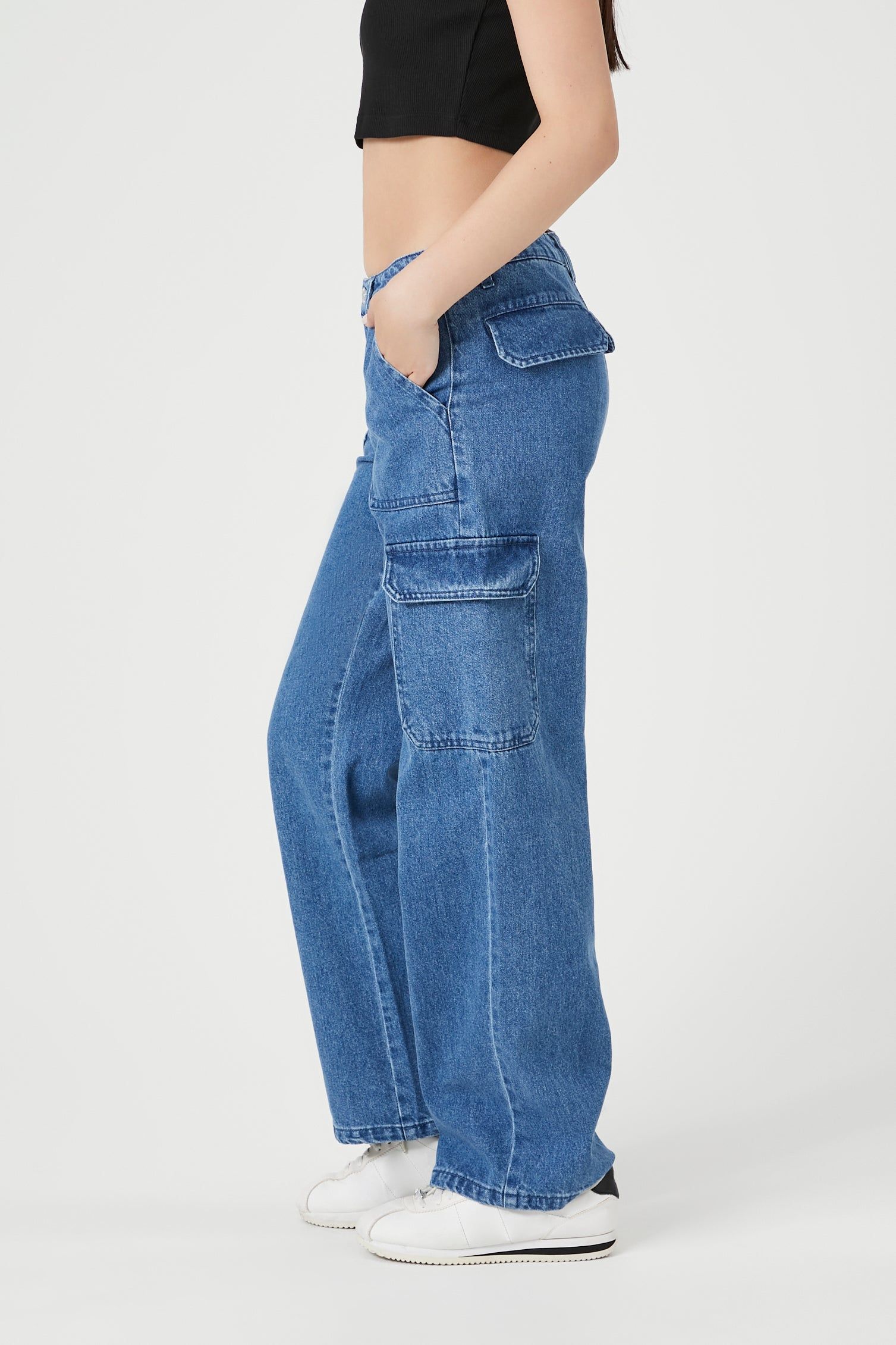 Wide Leg Cargo Jean sold by Urban Planet product image thumbnail 8