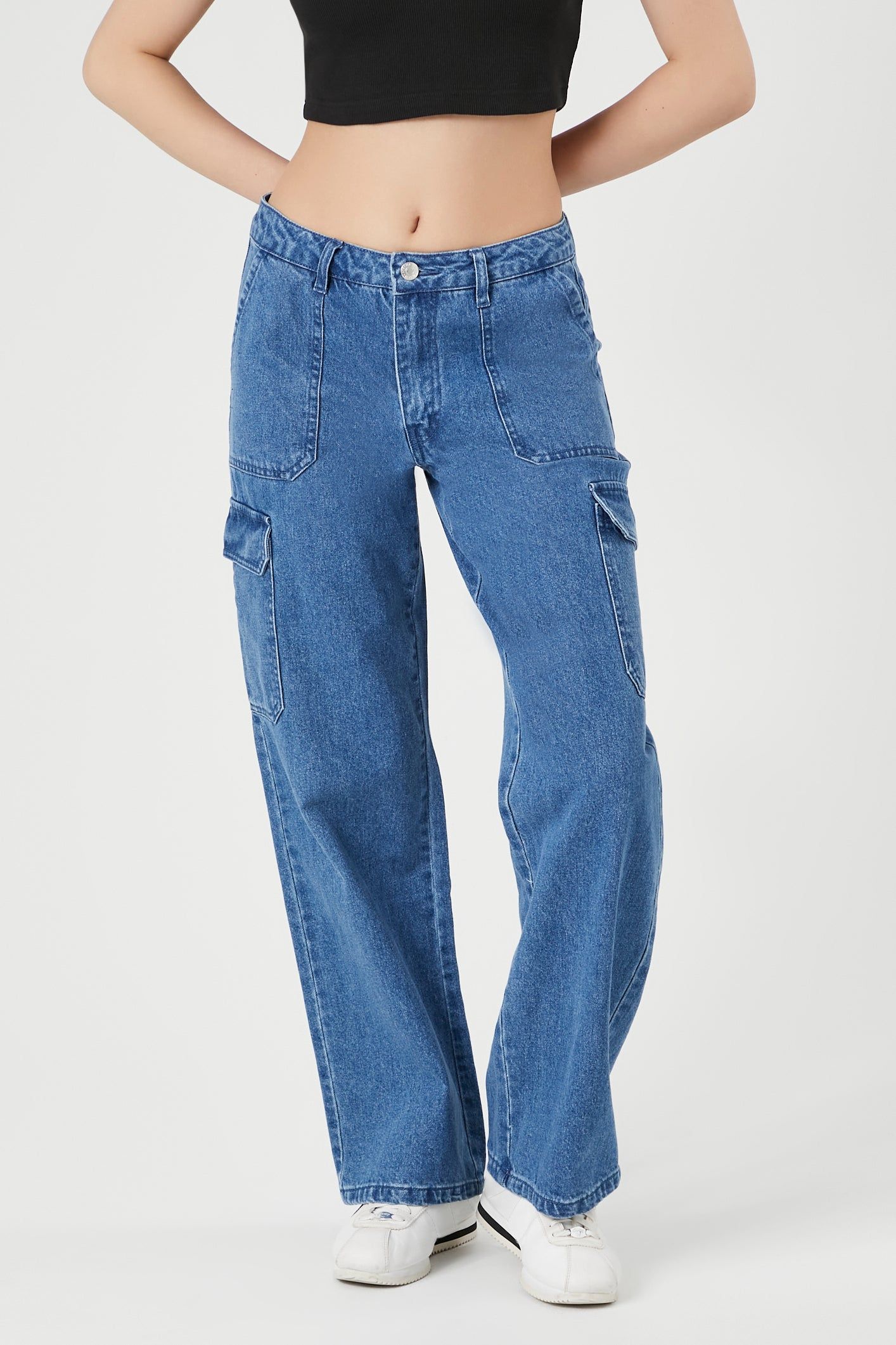 Wide Leg Cargo Jean sold by Urban Planet product image thumbnail 7