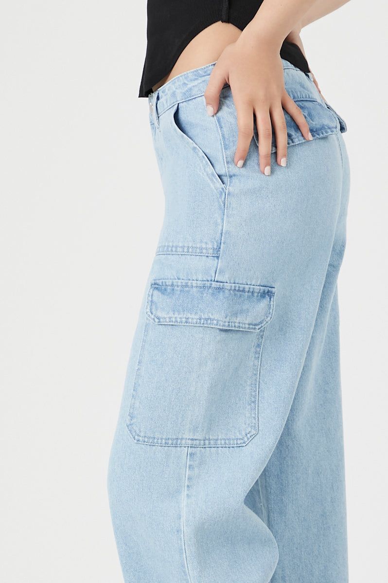 Wide Leg Cargo Jean sold by Urban Planet product image thumbnail 5