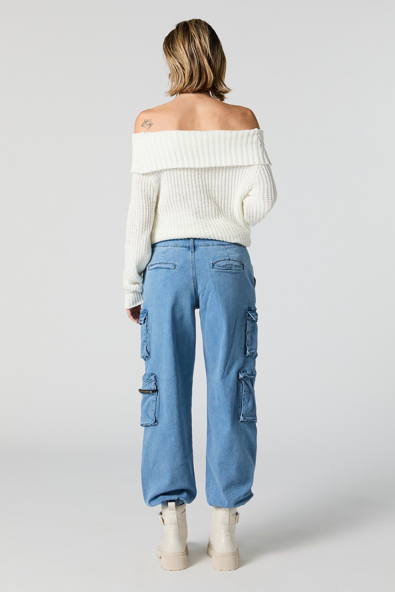 Denim Multi Cargo Jogger sold by Urban Planet product image thumbnail 3