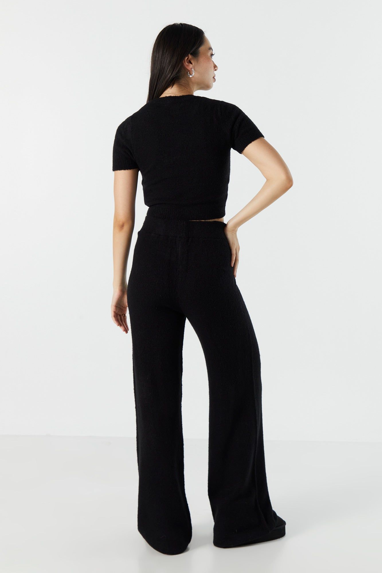 Pantalon moussu à jambes larges sold by Urban Planet product image thumbnail 3