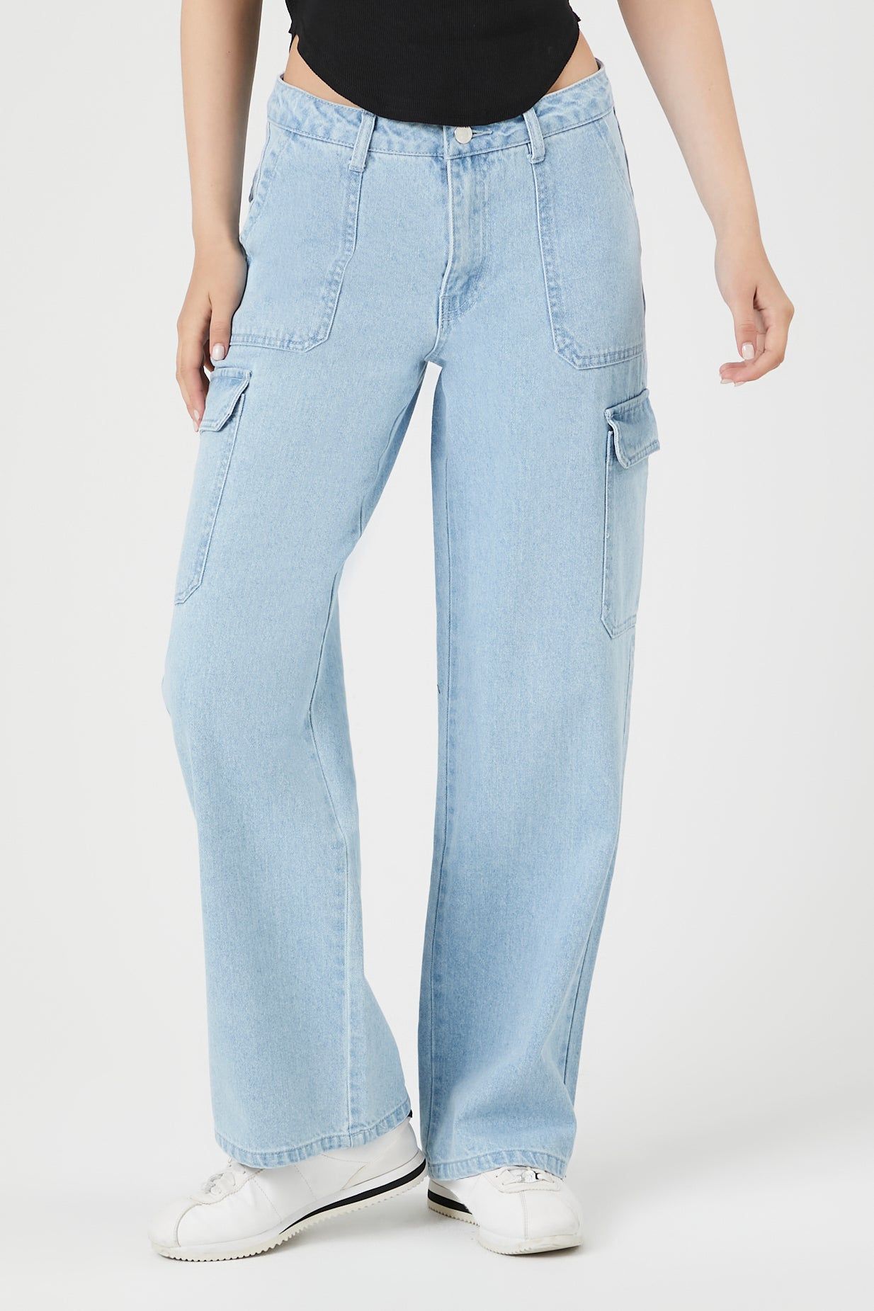 Wide Leg Cargo Jean sold by Urban Planet product image thumbnail 2
