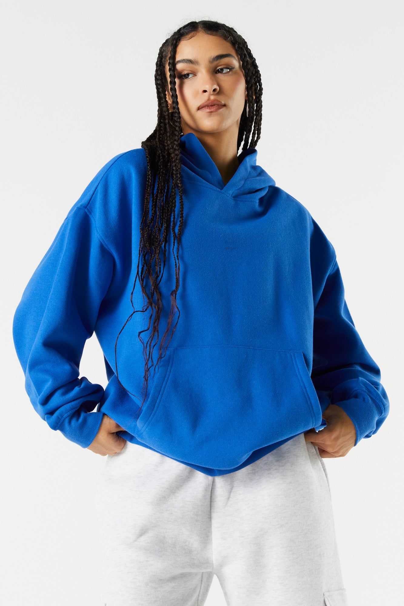 Haut surdimensionné à capuchon en molleton colore sold by Urban Planet product image thumbnail 7