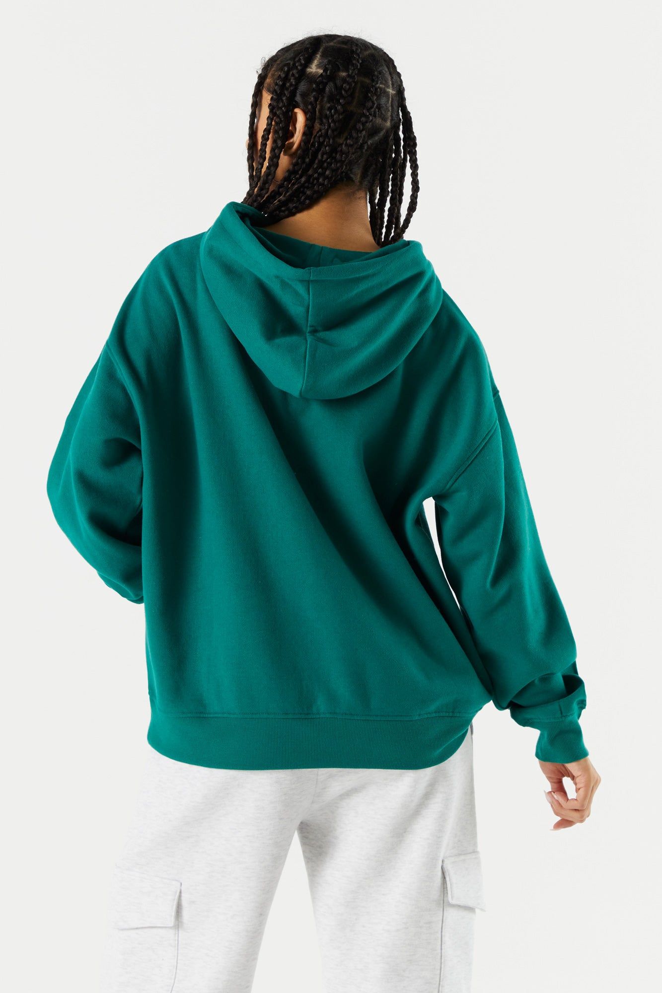 Haut surdimensionné à capuchon en molleton colore sold by Urban Planet product image thumbnail 5