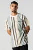 T-shirt rayé avec motif brodé sold by Urban Planet