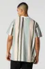 T-shirt rayé avec motif brodé sold by Urban Planet