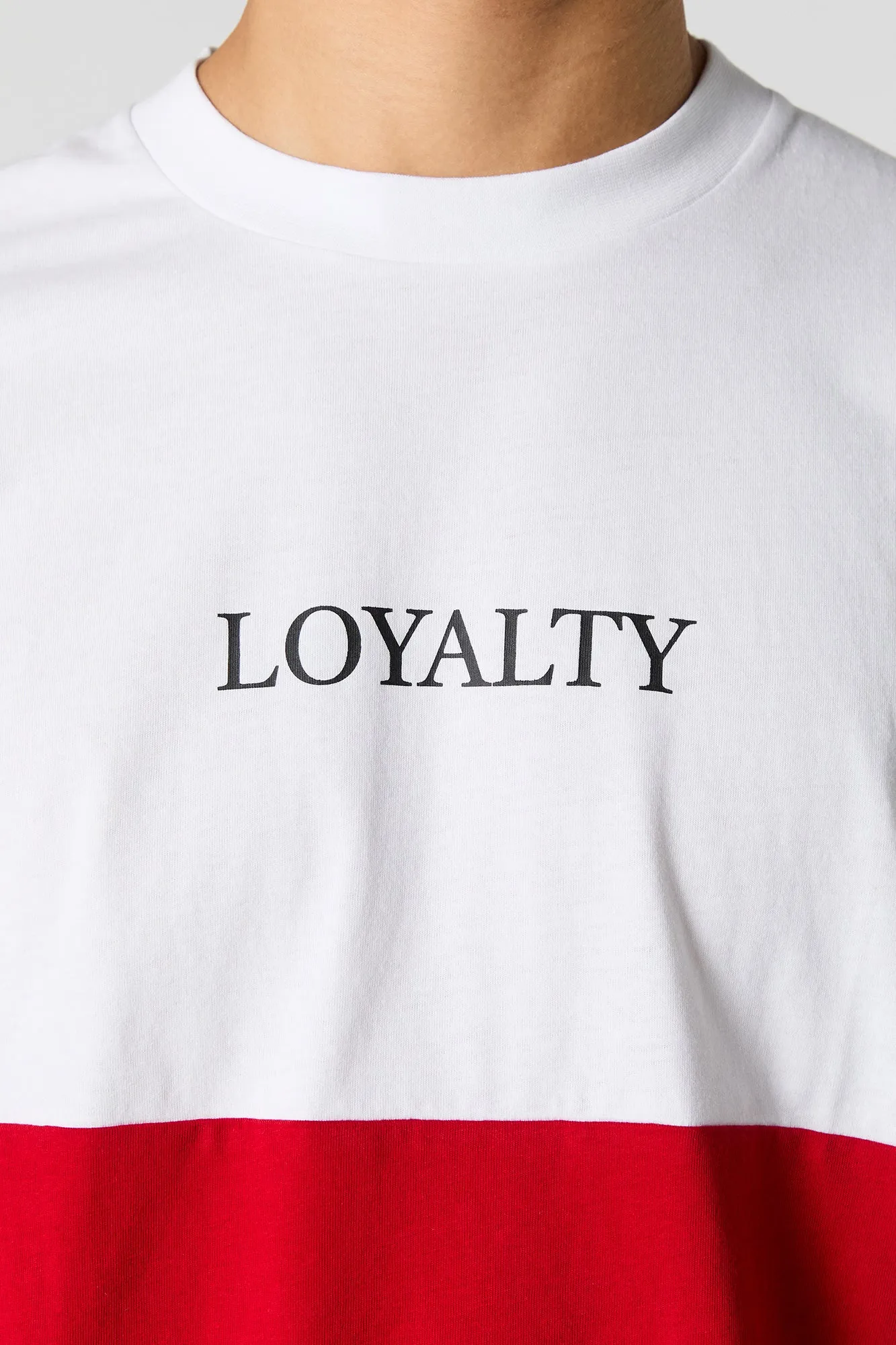 Colourblock Graphic T-Shirt sold by Urban Planet product image thumbnail 4