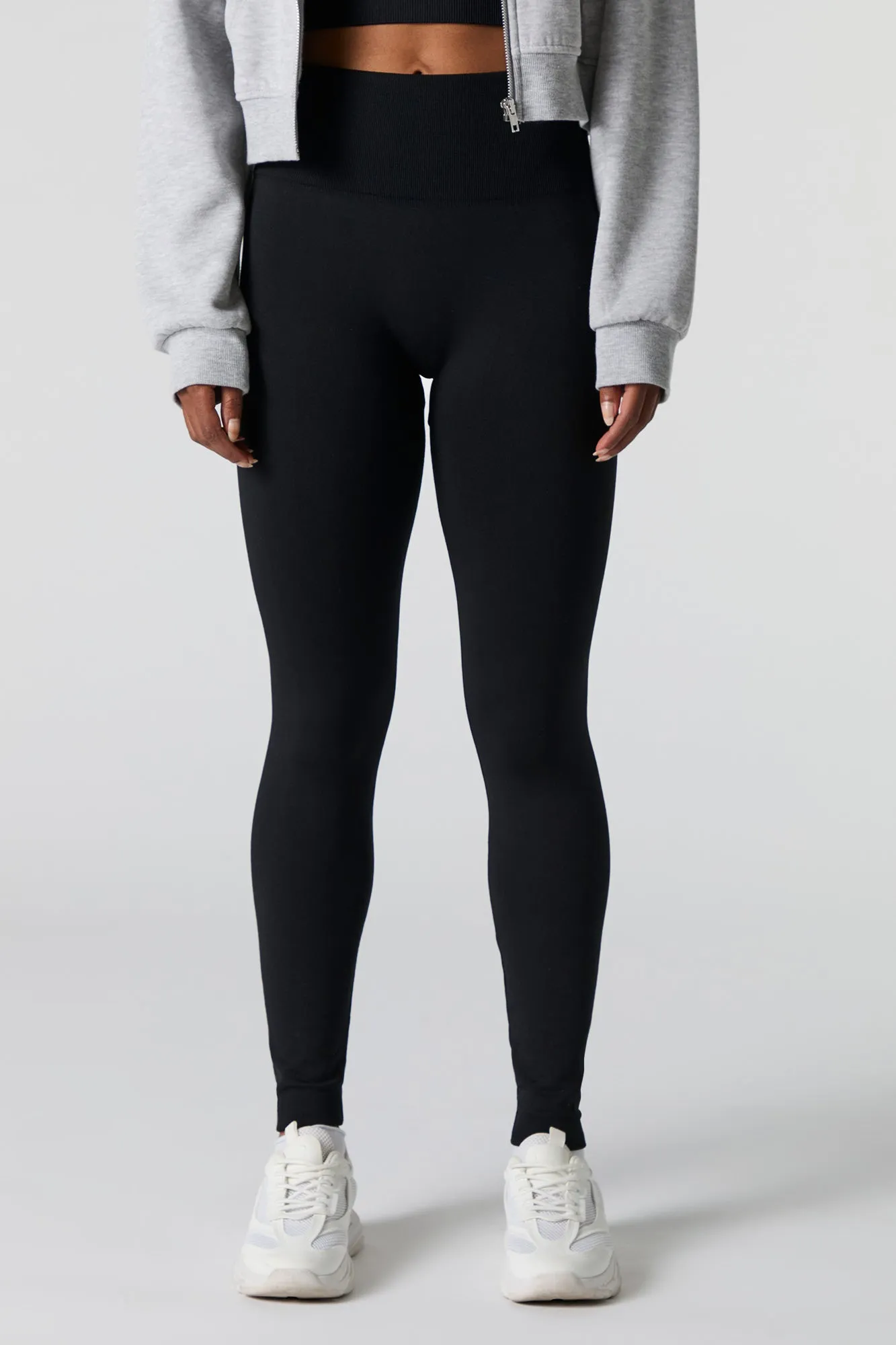 Legging en molleton sans couture à taille haute sold by Urban Planet product image thumbnail 5