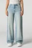 Extensible jean à jambe large délavé vintage pâle sold by Urban Planet