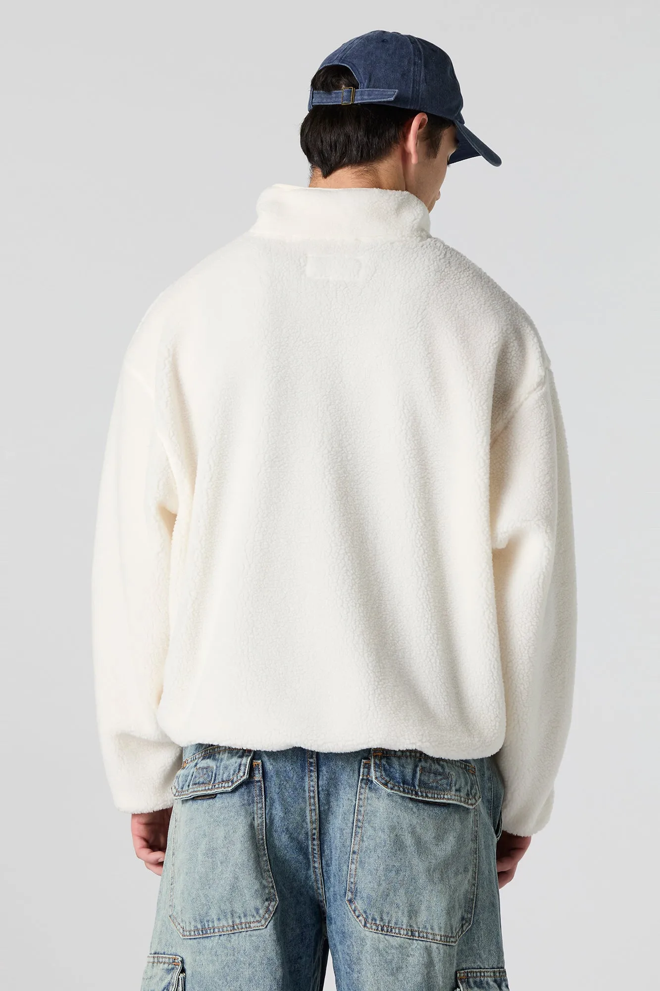 Sherpa Zip-Up Jacket sold by Urban Planet product image thumbnail 2