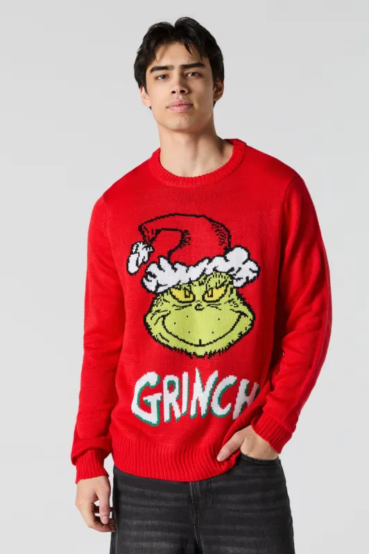 Chandail de Noël en tricot jacquard The Grinch sold by Urban Planet