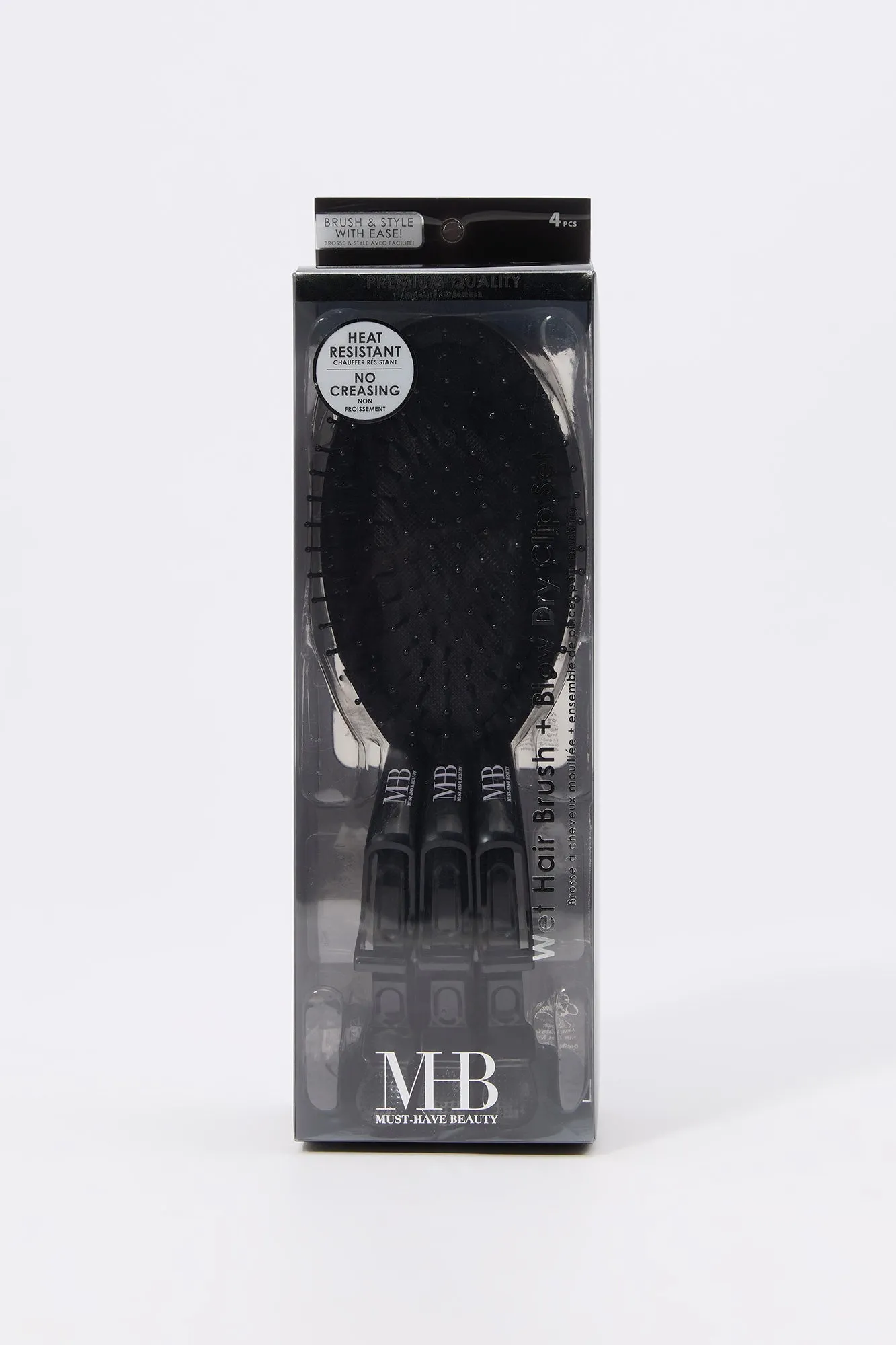Hair Brush & Blow Dry Clip Set (4 Pcs) sold by Urban Planet product image thumbnail 5
