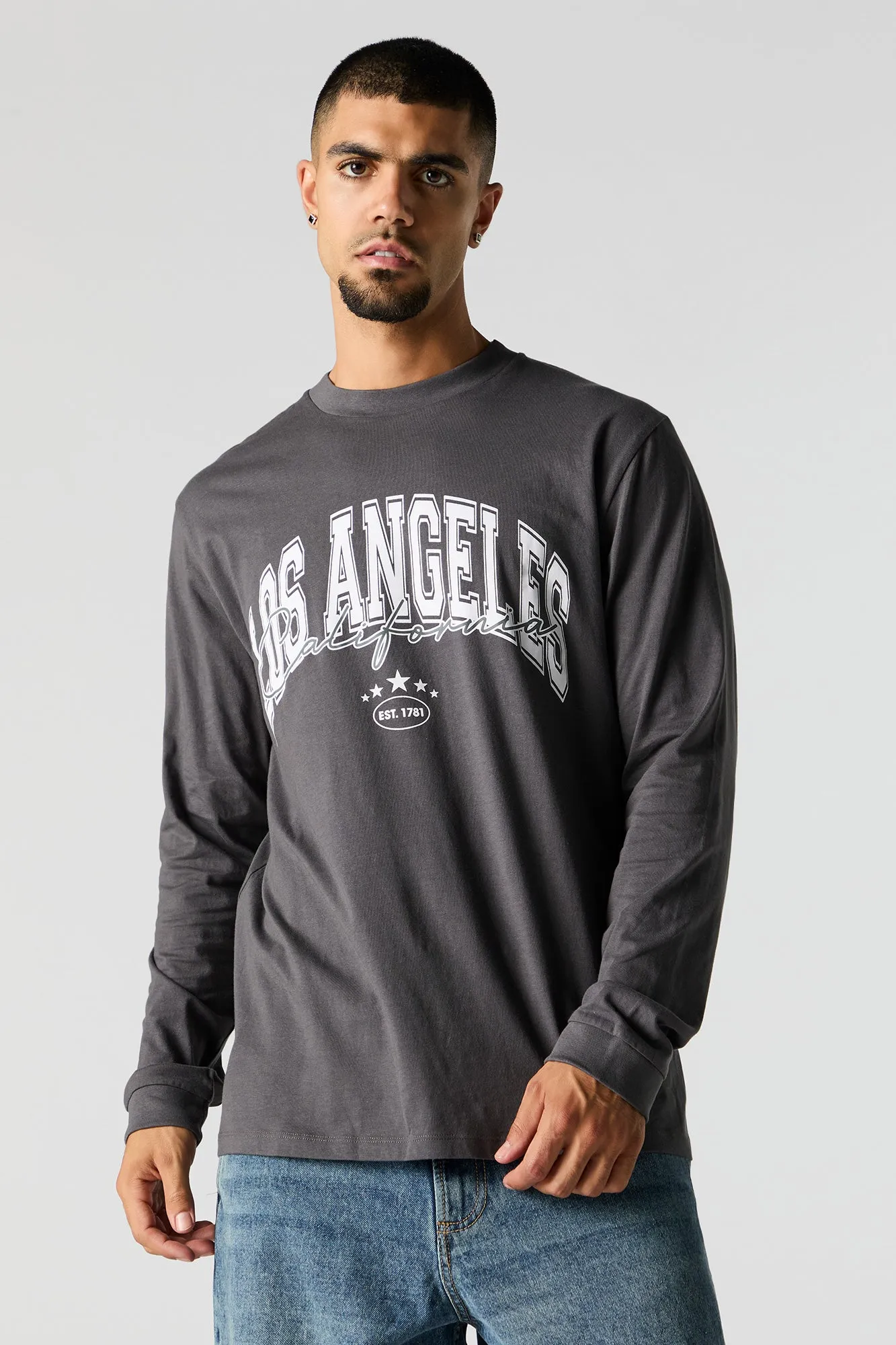 Haut à manches longues avec imprimé City sold by Urban Planet product image thumbnail 4