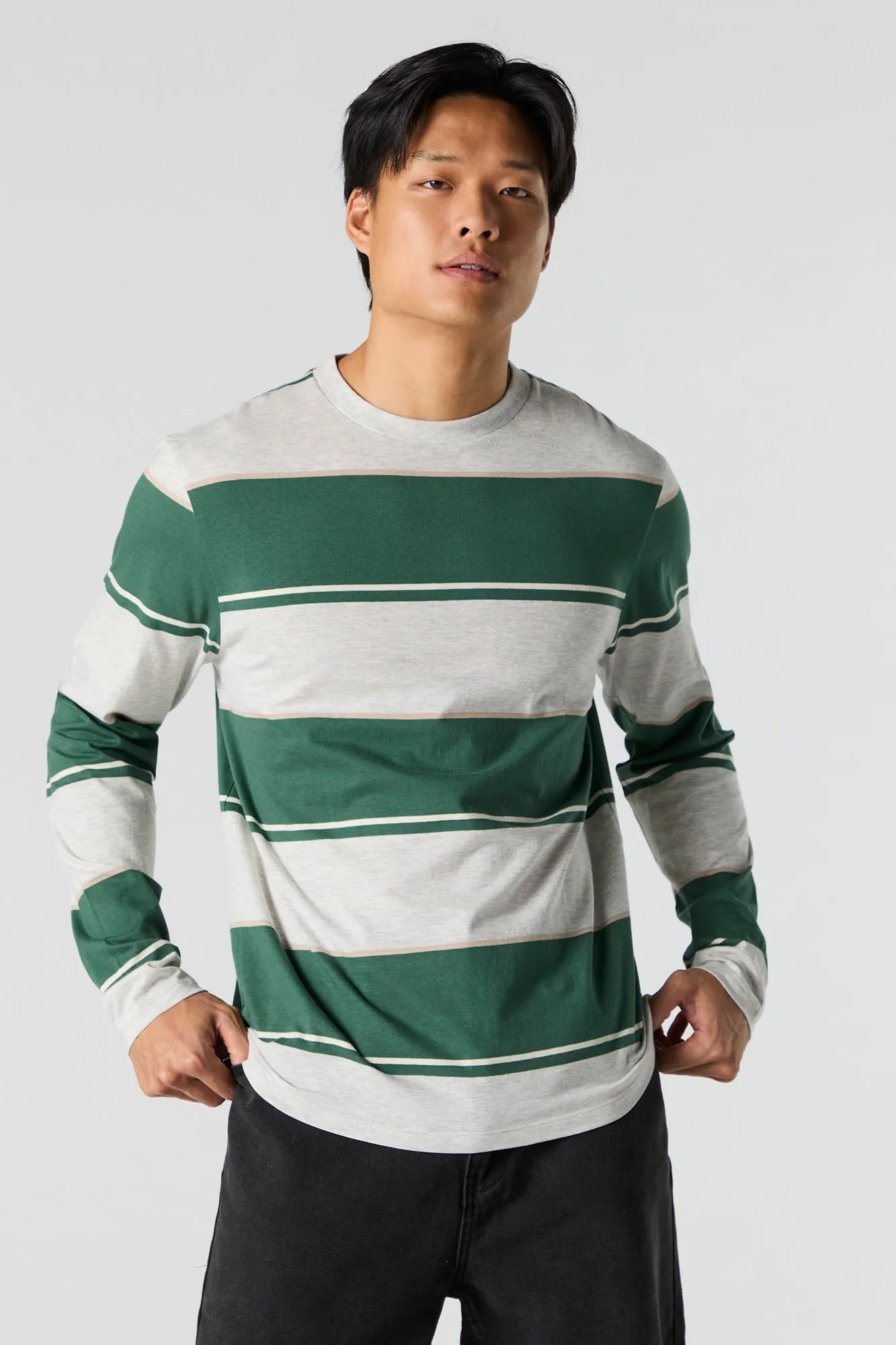 Haut rayé à manches longues sold by Urban Planet