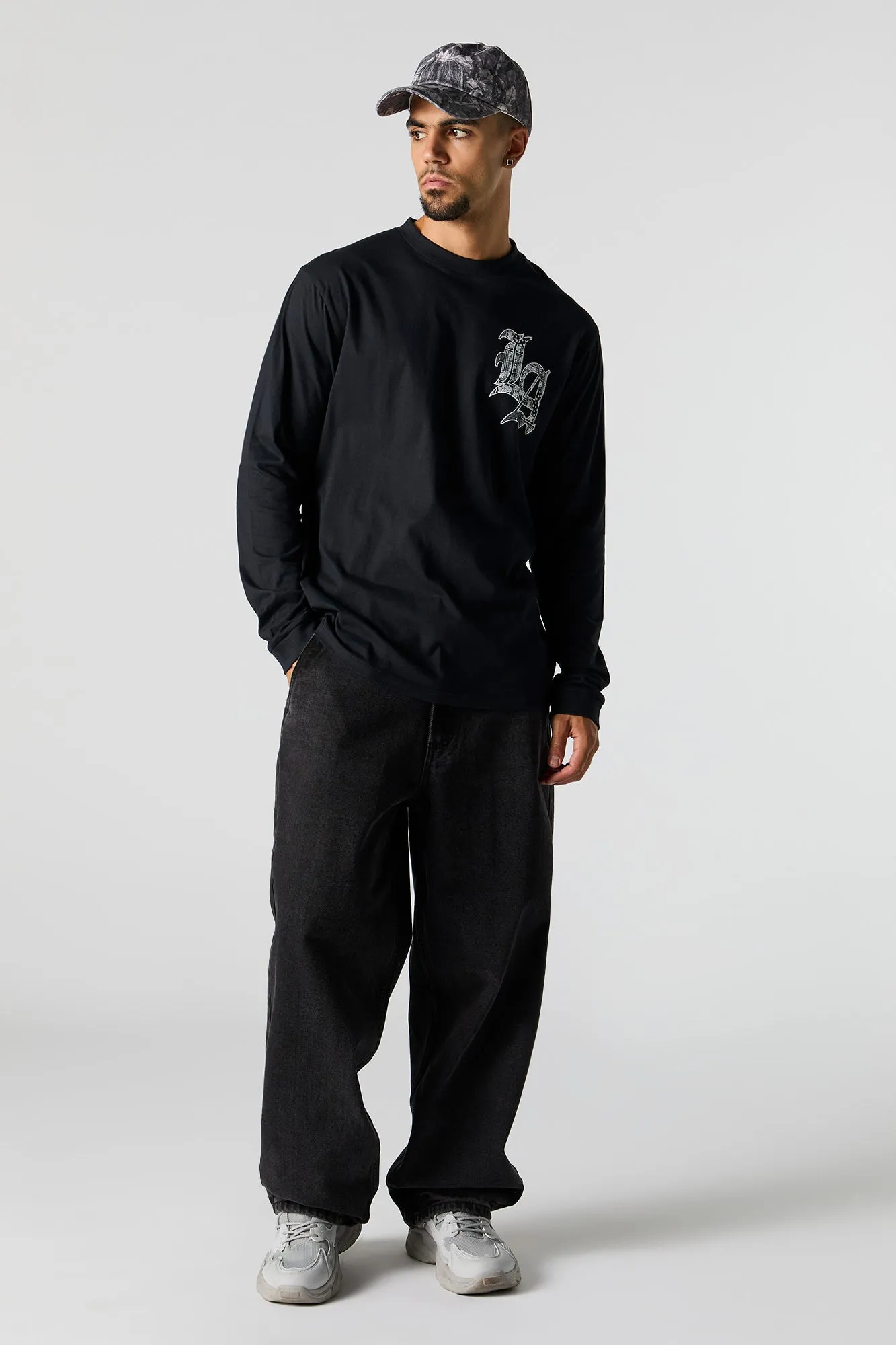 LA Bandana Graphic Long Sleeve Top sold by Urban Planet product image thumbnail 3