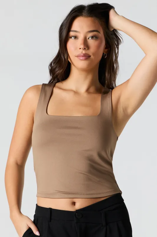 Contour Square Neck Tank sold by Urban Planet