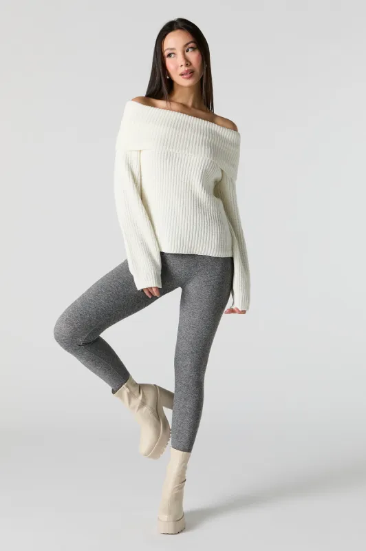 Legging côtelé doublé de similifourrure sold by Urban Planet