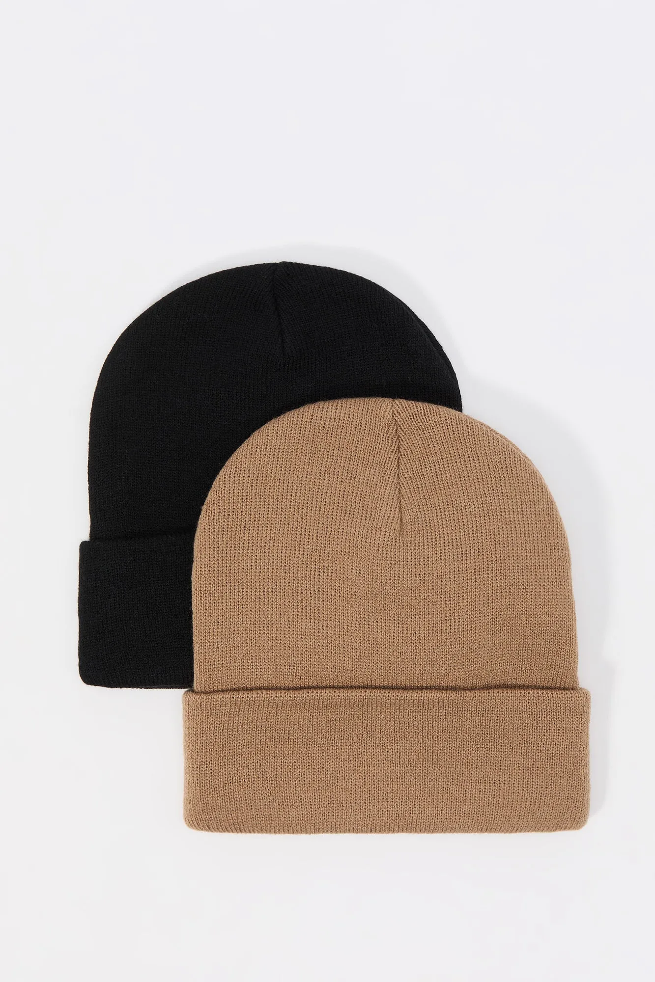 Ribbed Knit Beanie (2 Pack) sold by Urban Planet product image thumbnail 4