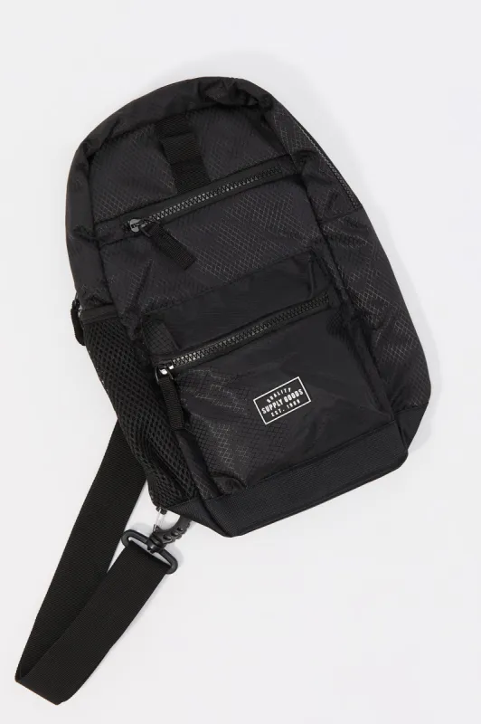Sac porte épaule en nylon pour hommes sold by Urban Planet