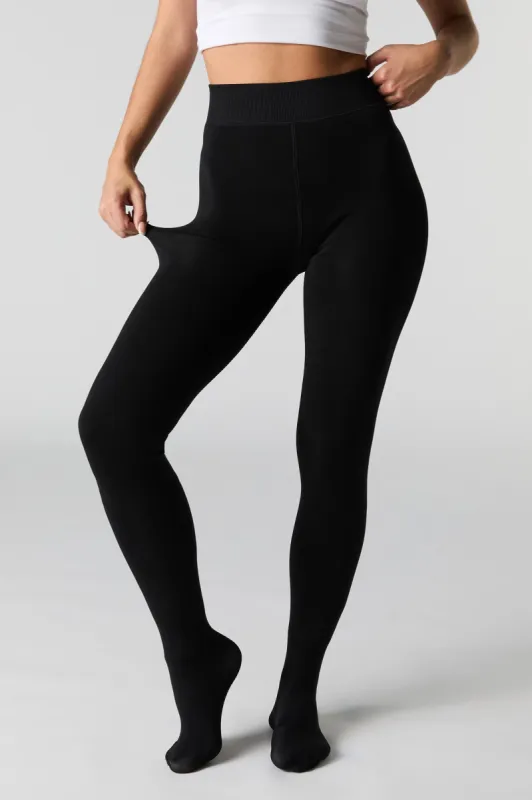 Collants doublés de similifourrure sold by Urban Planet