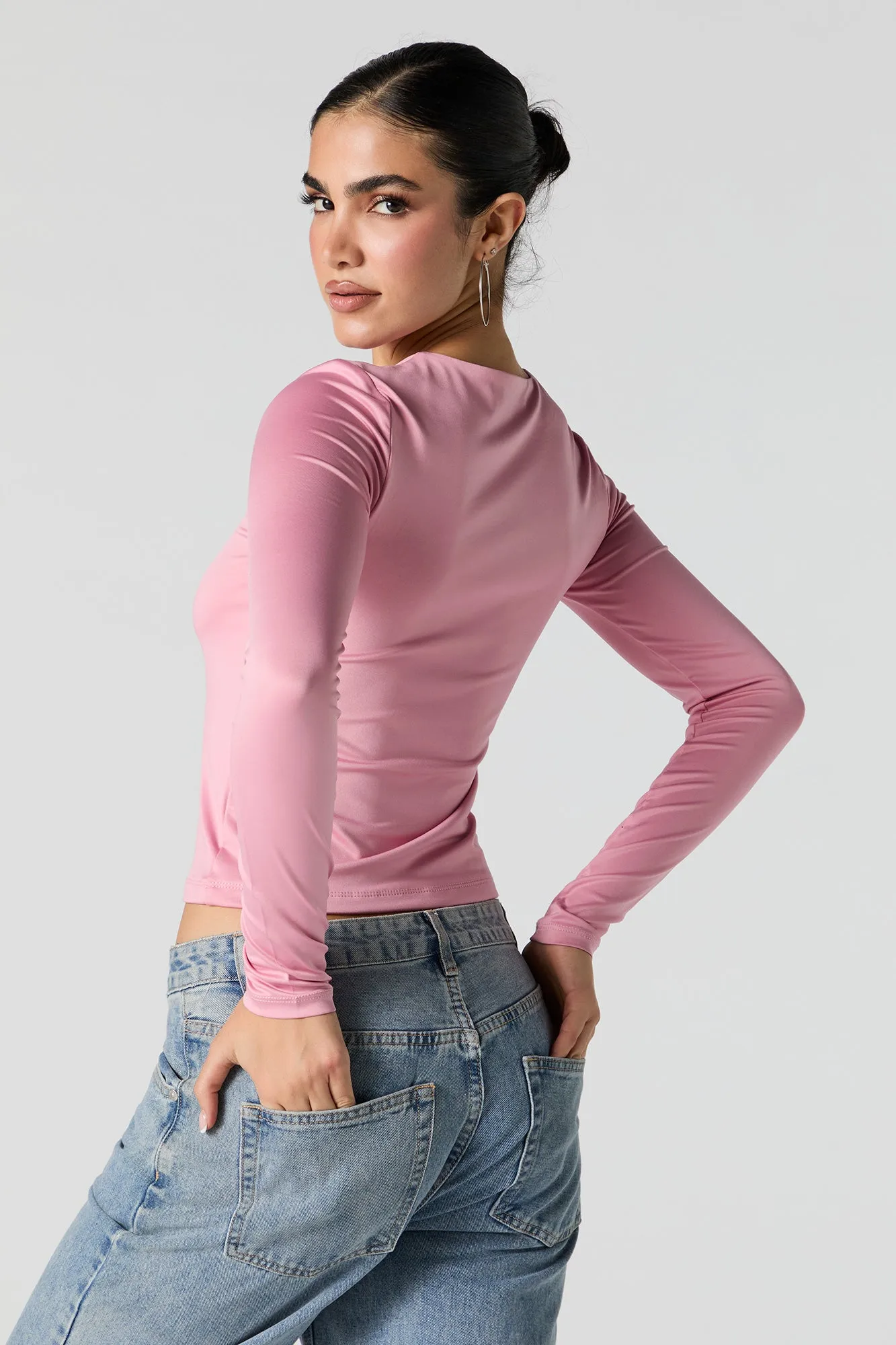 Contour Long Sleeve Top sold by Urban Planet product image thumbnail 2