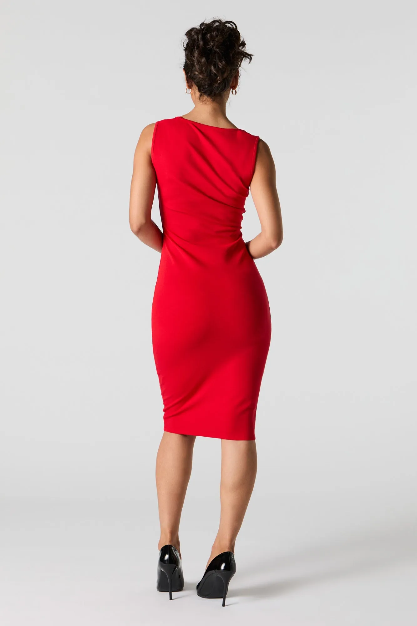 Square Neck Bodycon Midi Dress sold by Urban Planet product image thumbnail 3