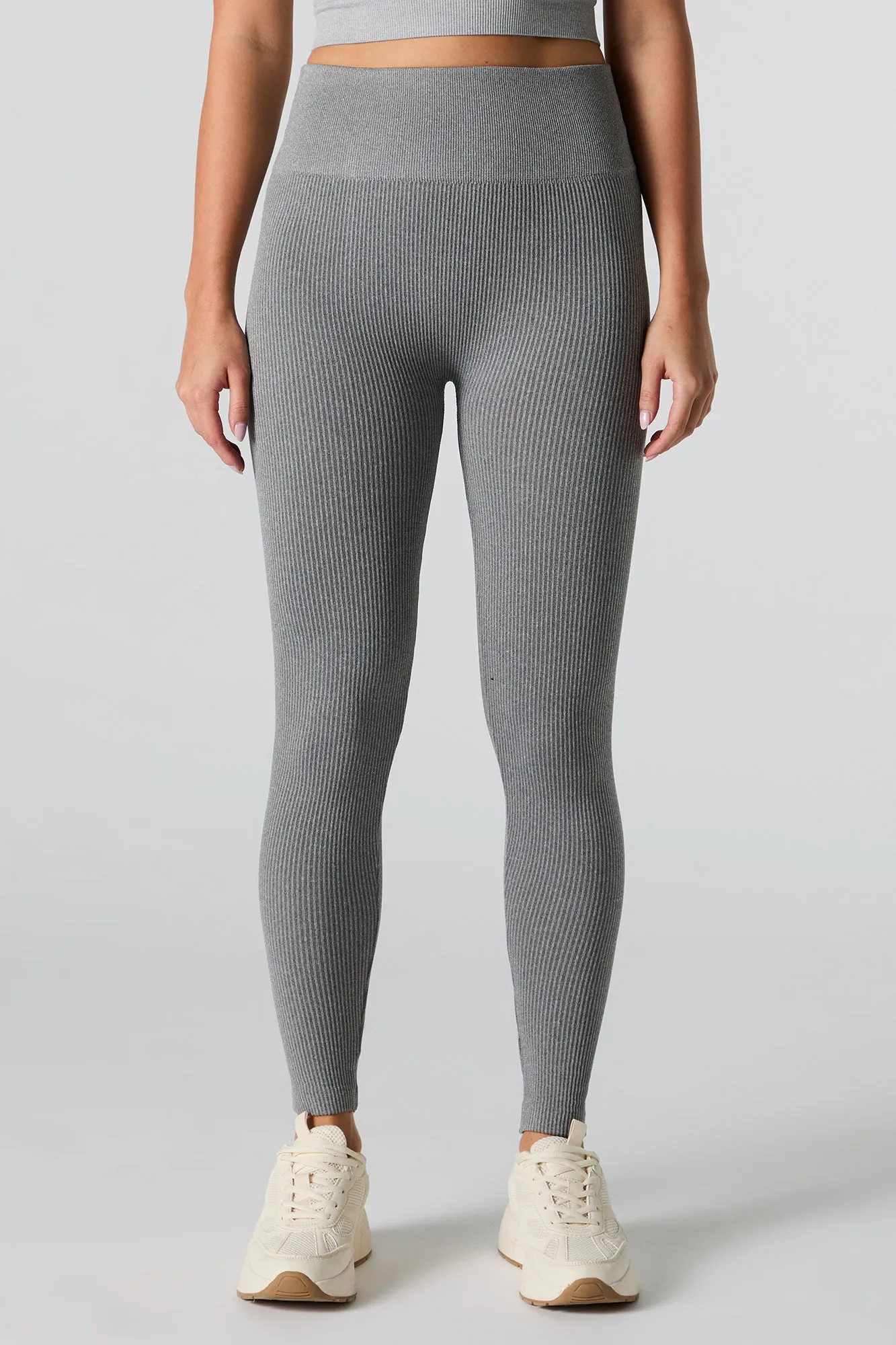 Active Seamless Ribbed Fleece Legging sold by Urban Planet product image thumbnail 2