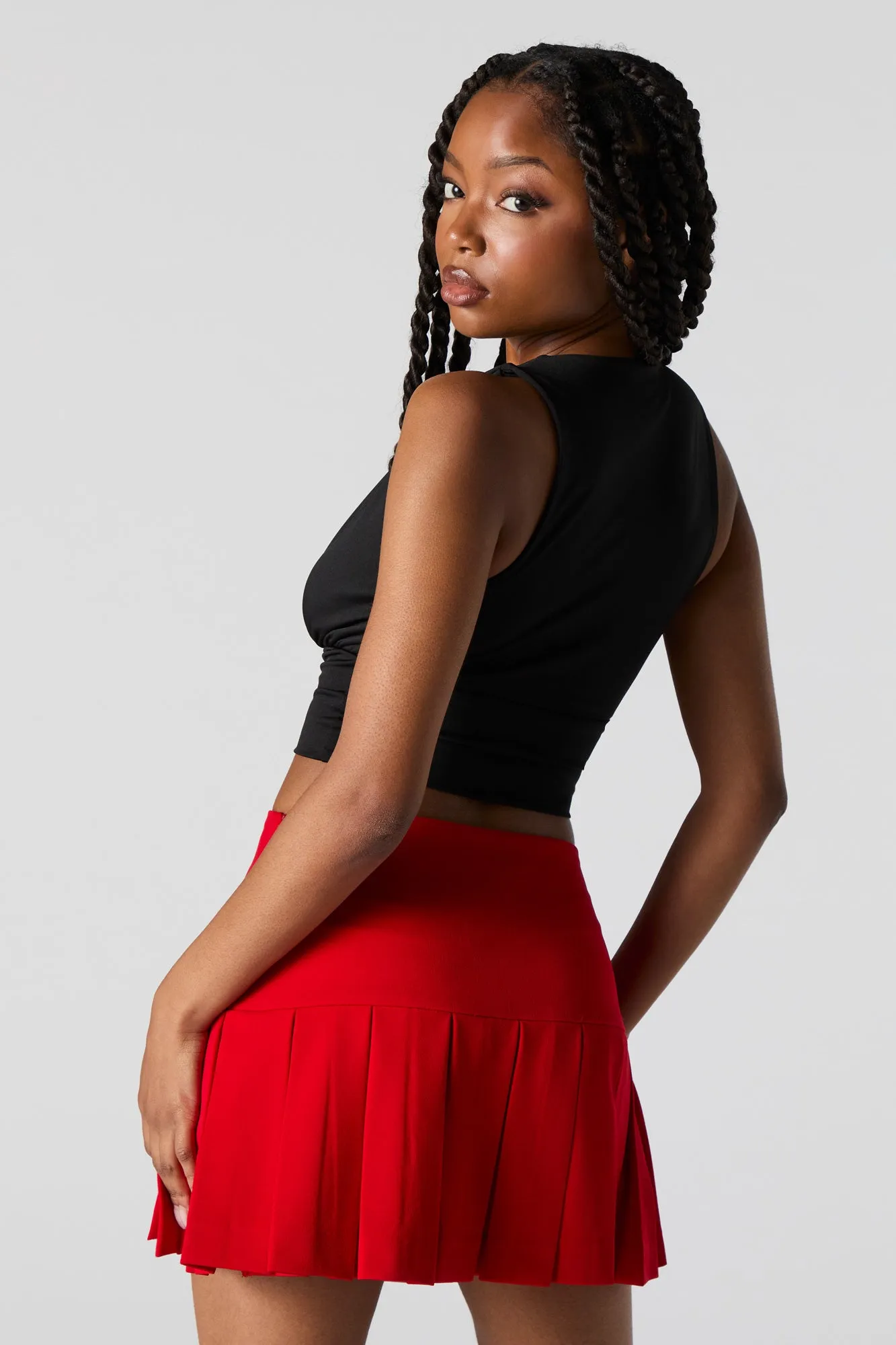 Pleated Mini Skort sold by Urban Planet product image thumbnail 2