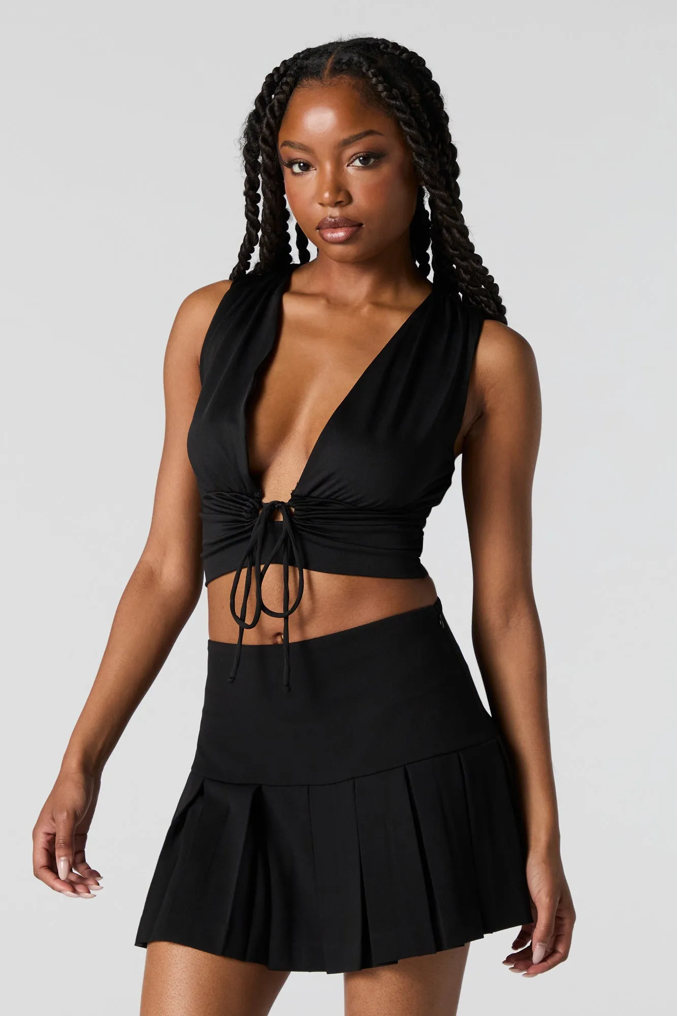 Pleated Mini Skort sold by Urban Planet product image thumbnail 5