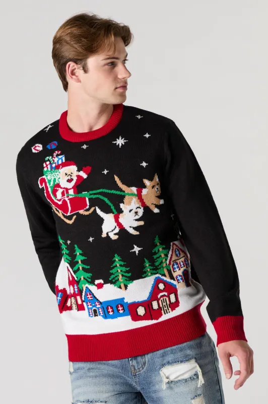 Starry Night Light Up Ugly Christmas Sweater sold by Urban Planet