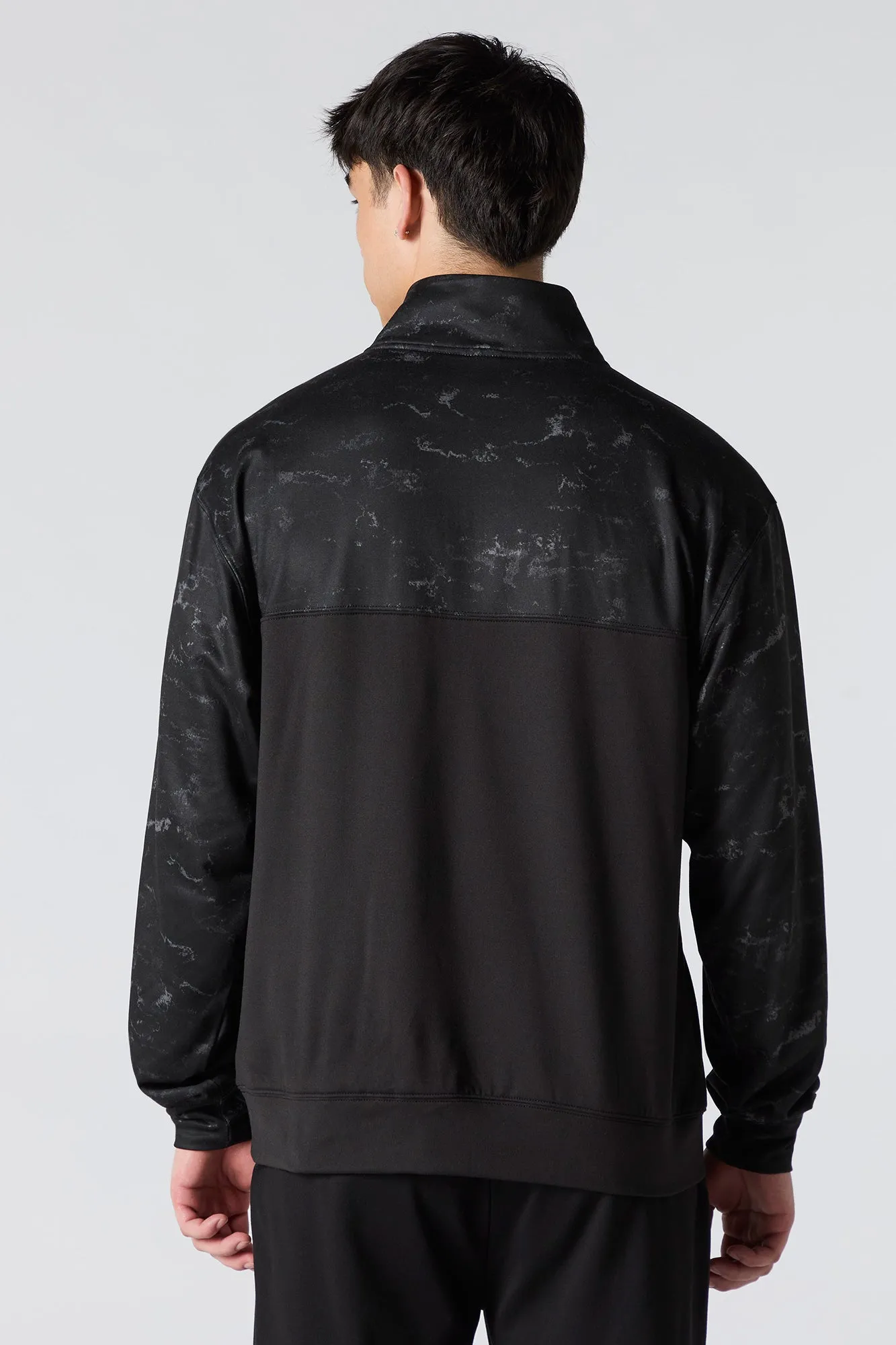 Chandail Active délavé à l'acide avec quart de fermeture à glissière sold by Urban Planet product image thumbnail 5