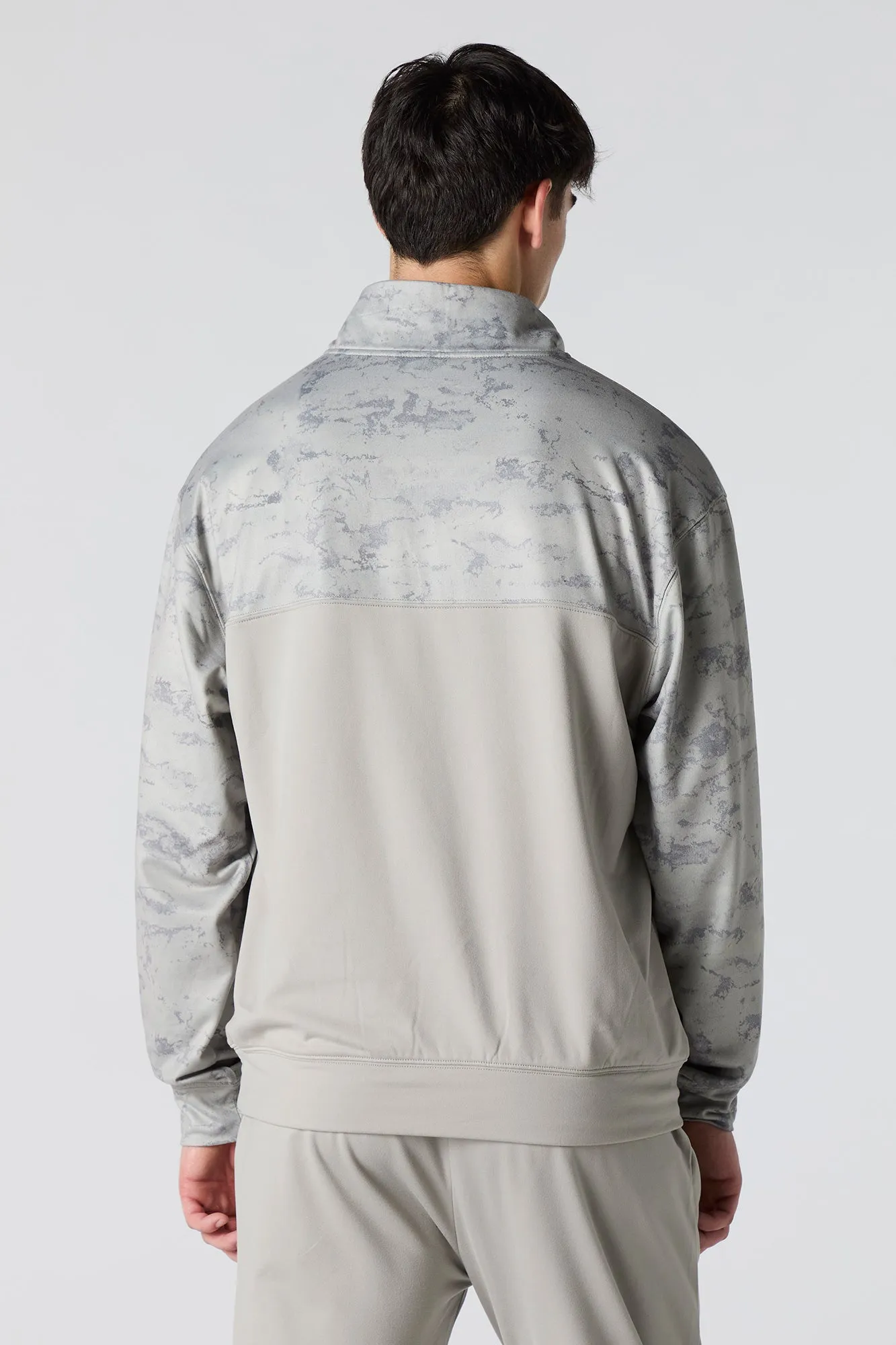 Chandail Active délavé à l'acide avec quart de fermeture à glissière sold by Urban Planet product image thumbnail 2