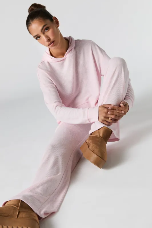 Pantalon à jambe large en tricot thermal sold by Urban Planet