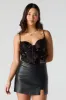 Floral Hook and Eye Corset Tank sold by Urban Planet