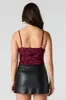 Floral Hook and Eye Corset Tank sold by Urban Planet