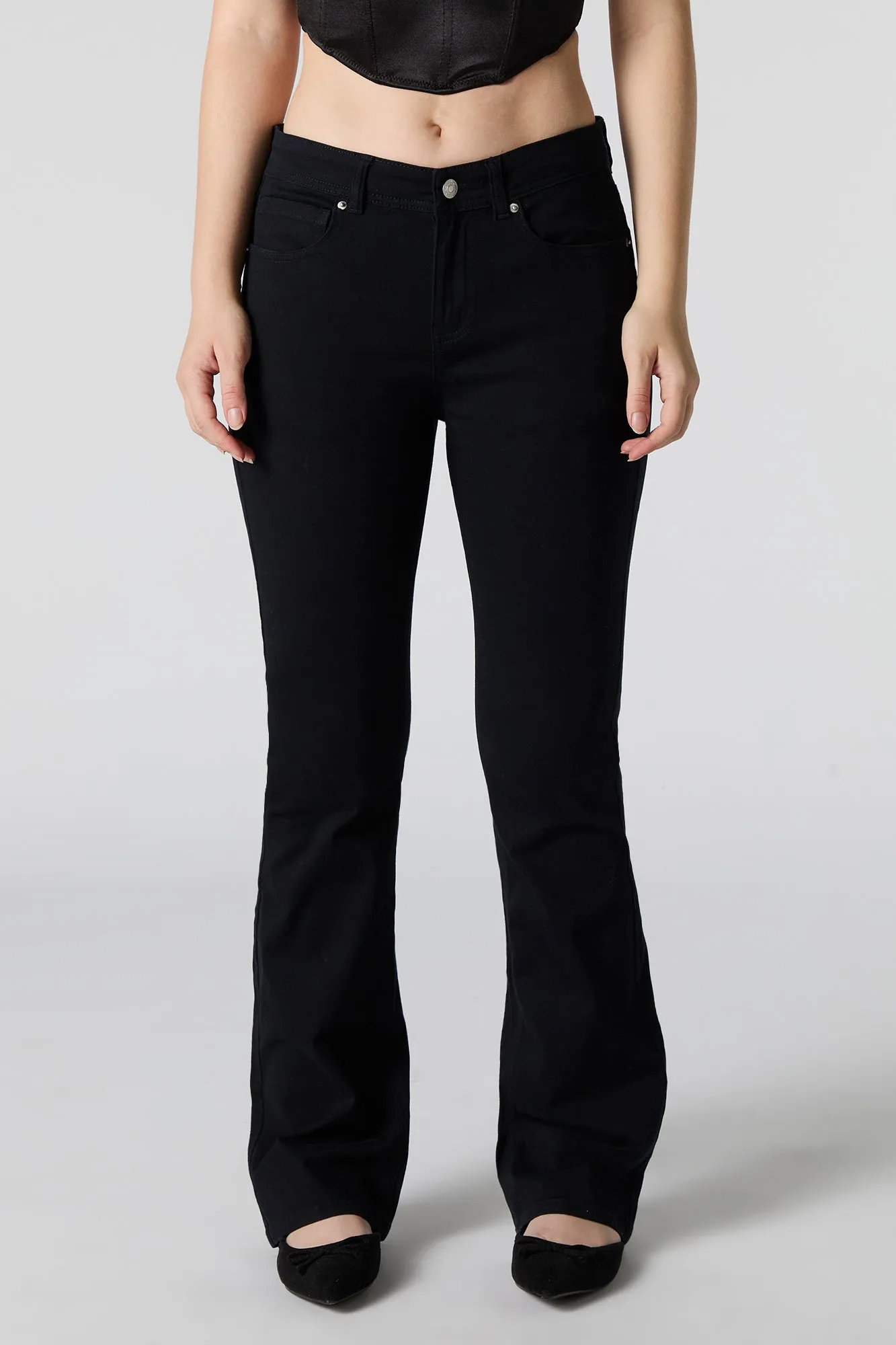 Butterfly Embroidered Pocket Flare Pant sold by Urban Planet product image thumbnail 2