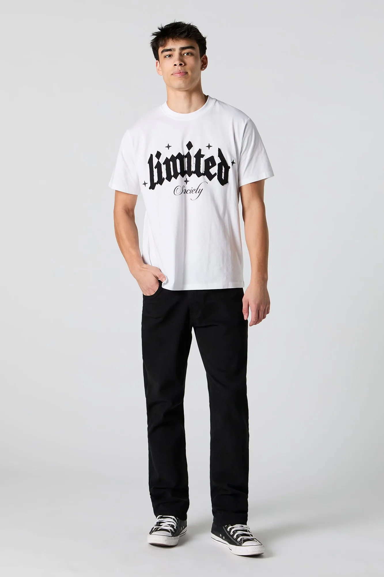 T-shirt à imprimé Limited Society sold by Urban Planet product image thumbnail 3