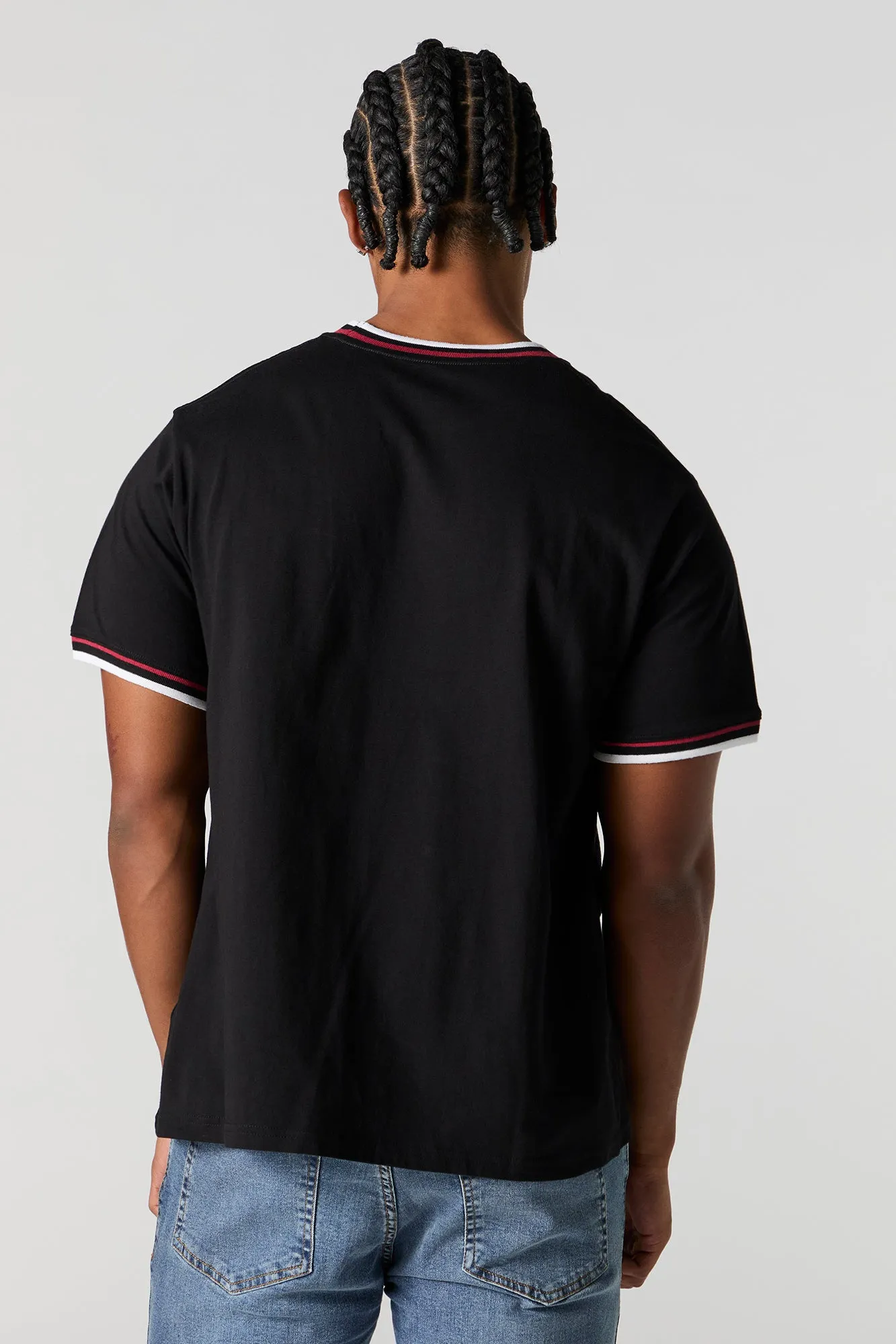 T-shirt avec motif brodé Bravery en chenille sold by Urban Planet product image thumbnail 2