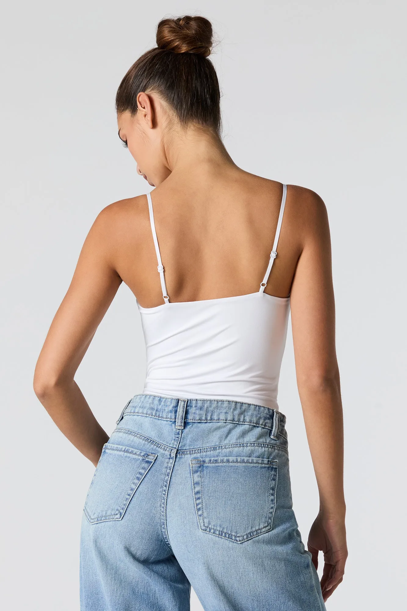 Contour Lace Trim Cami Bodysuit sold by Urban Planet product image thumbnail 4