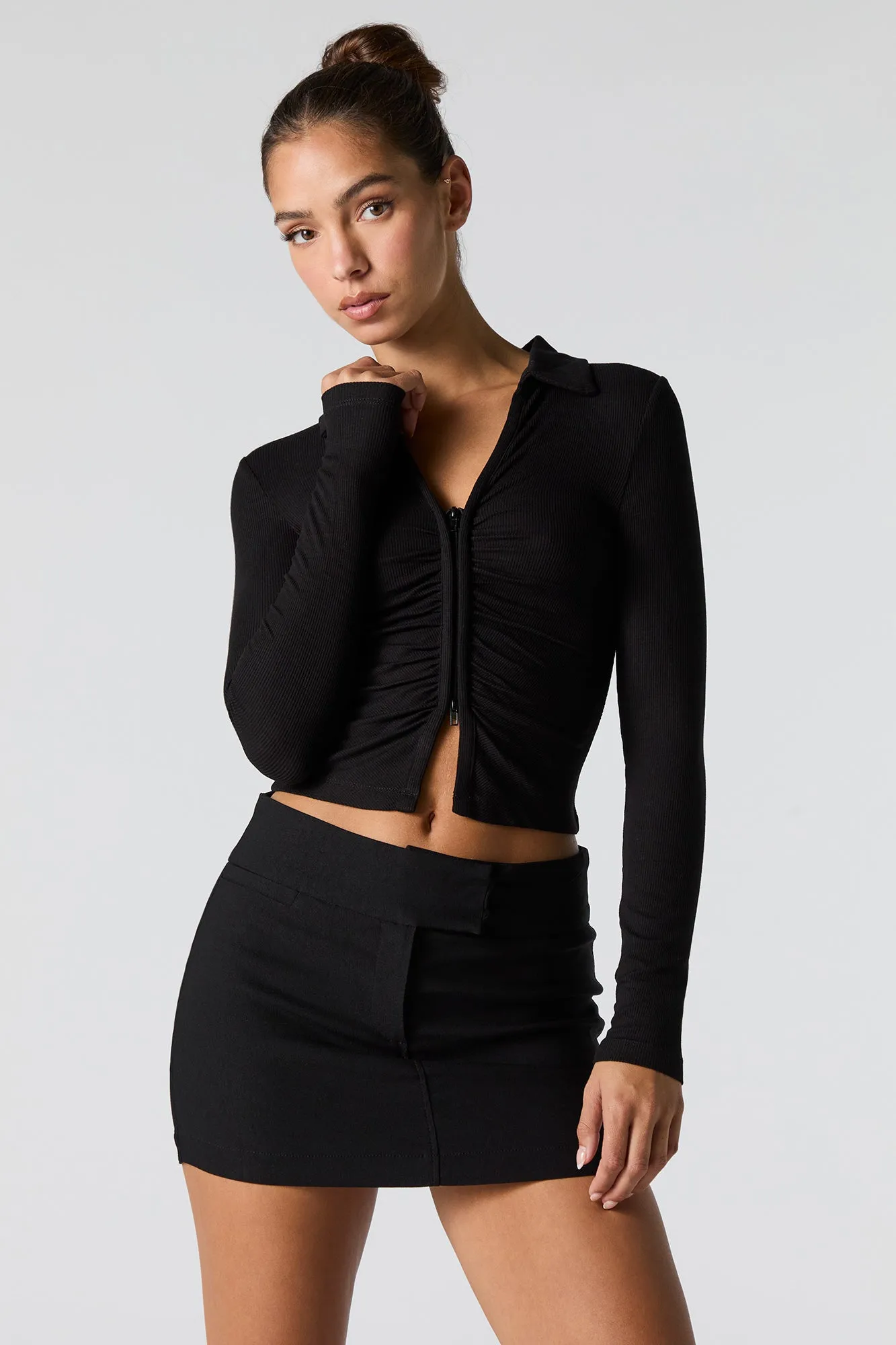 Minijupe-short avec bande de taille extensible sold by Urban Planet product image thumbnail 4