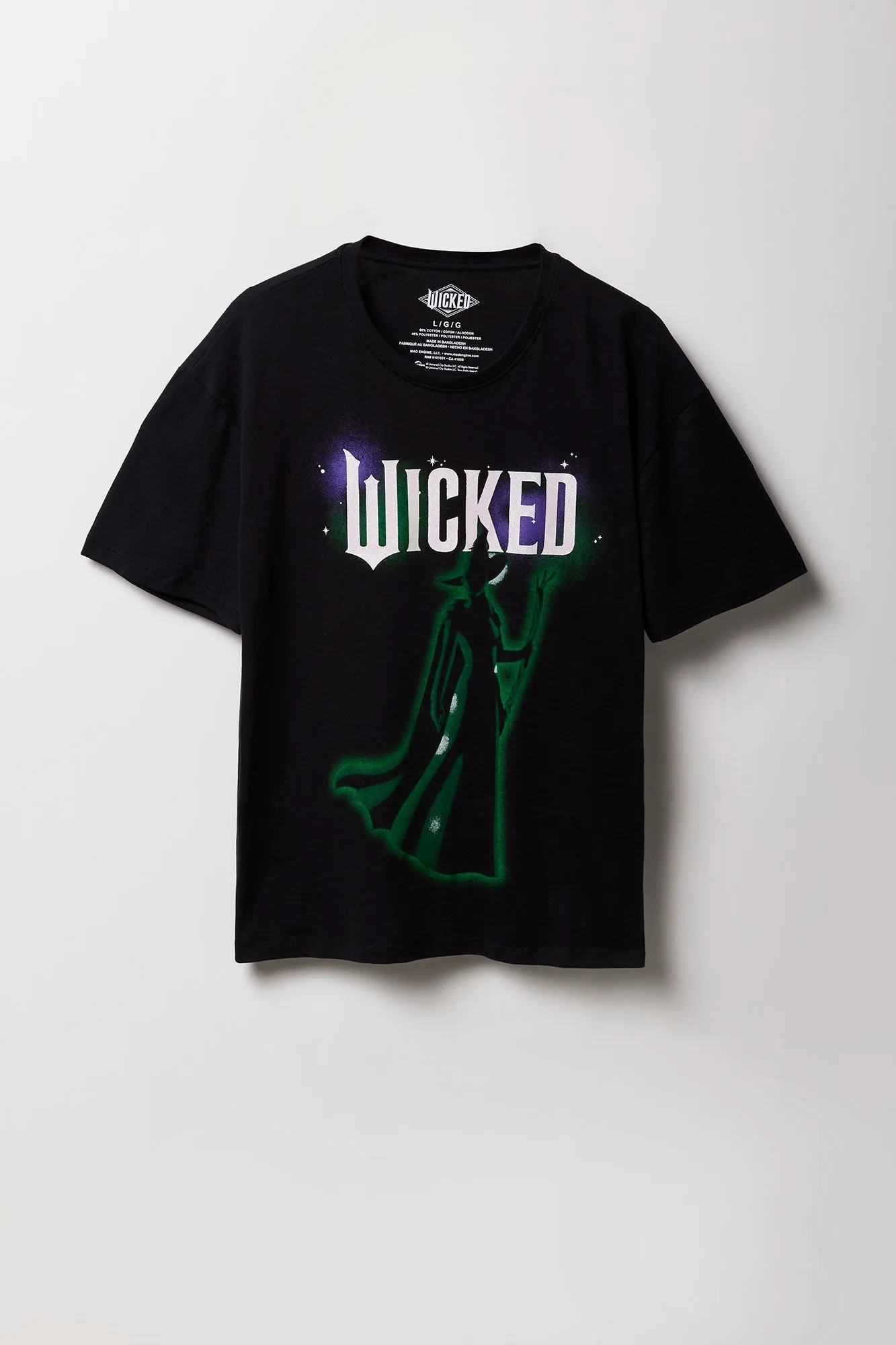 Wicked Graphic Boyfriend T-Shirt sold by Urban Planet product image thumbnail 4