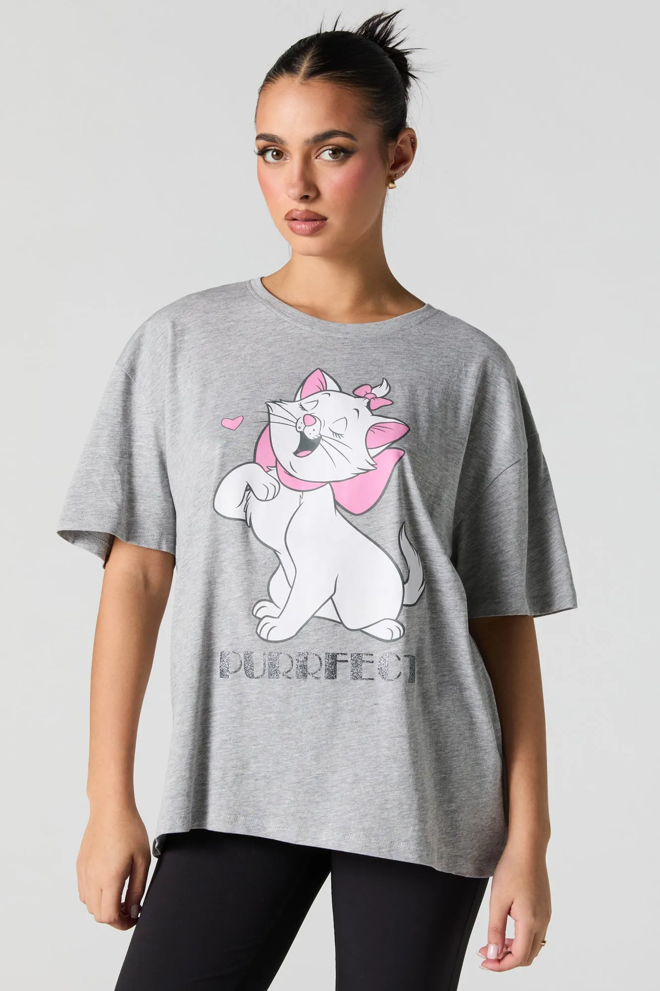 T-shirt coupe garçonne à imprimé Marie sold by Urban Planet