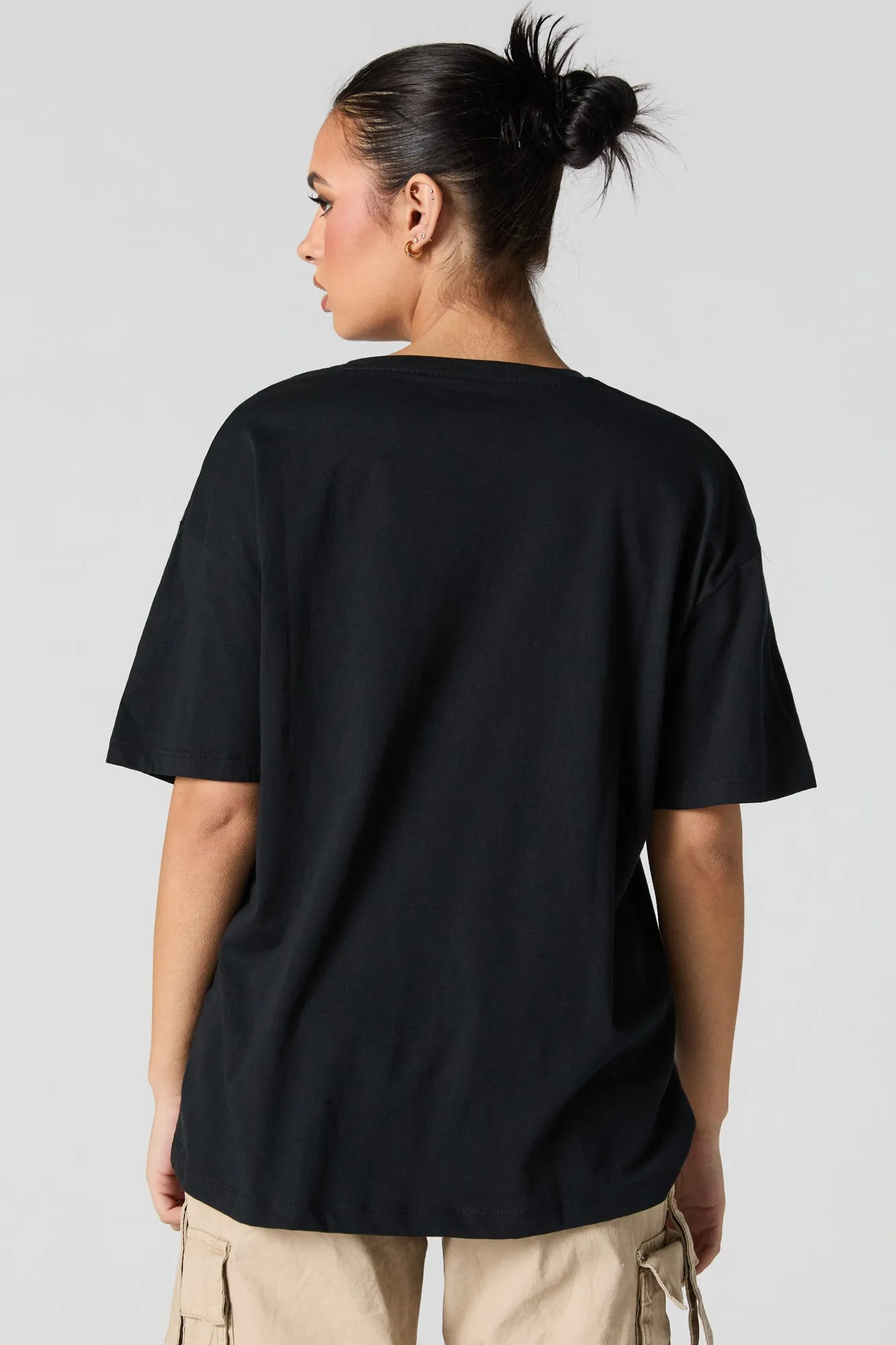 T-shirt coupe garçonne à imprimé Mickey Mouse sold by Urban Planet product image thumbnail 2