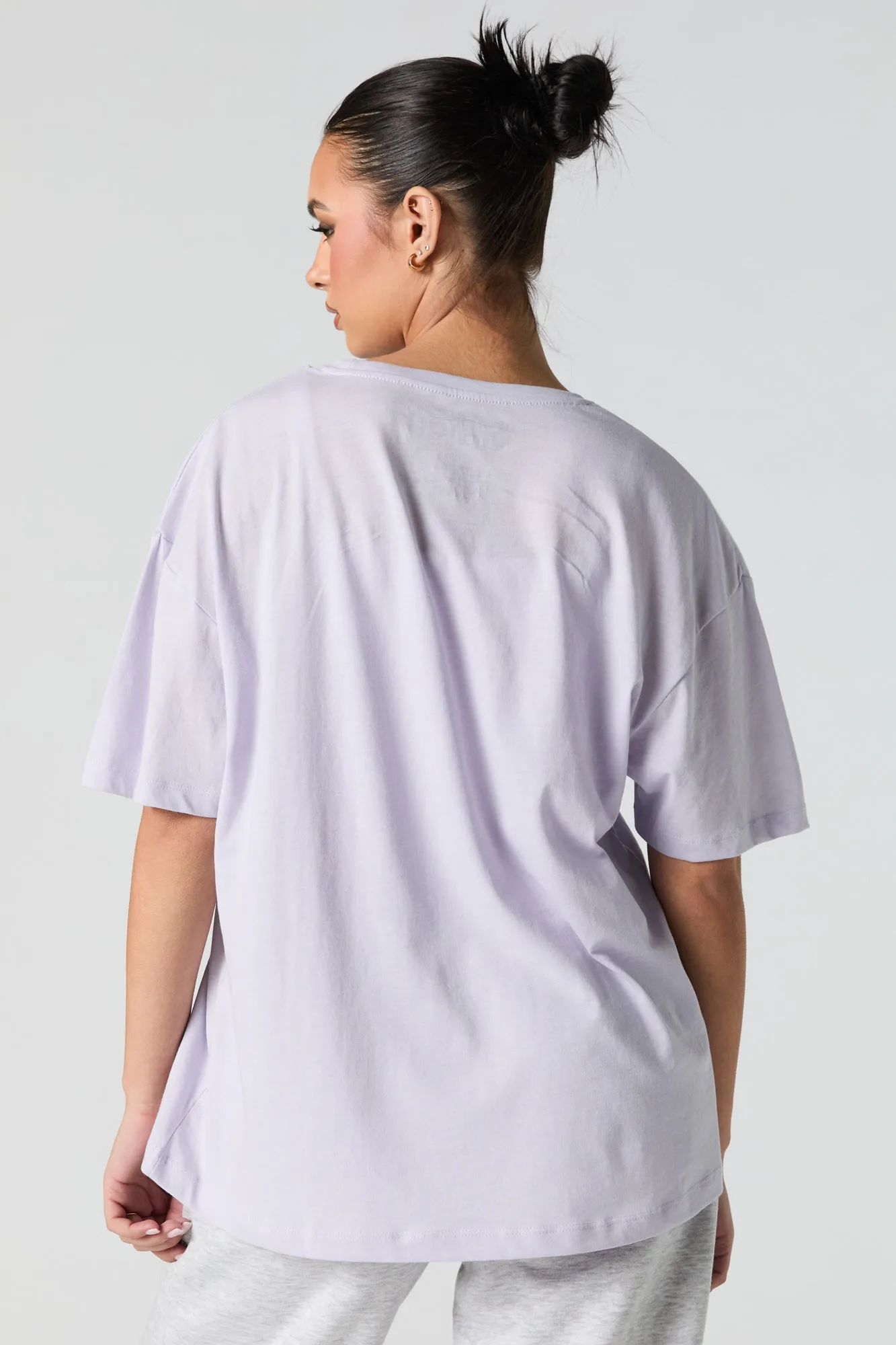 Stitch & Angel Love Graphic Boyfriend T-Shirt sold by Urban Planet product image thumbnail 2