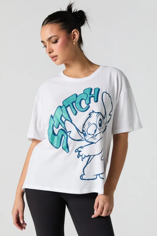 Stitch Graphic Boyfriend T-Shirt sold by Urban Planet