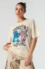 Stitch & Angel Graphic Boyfriend T-Shirt sold by Urban Planet