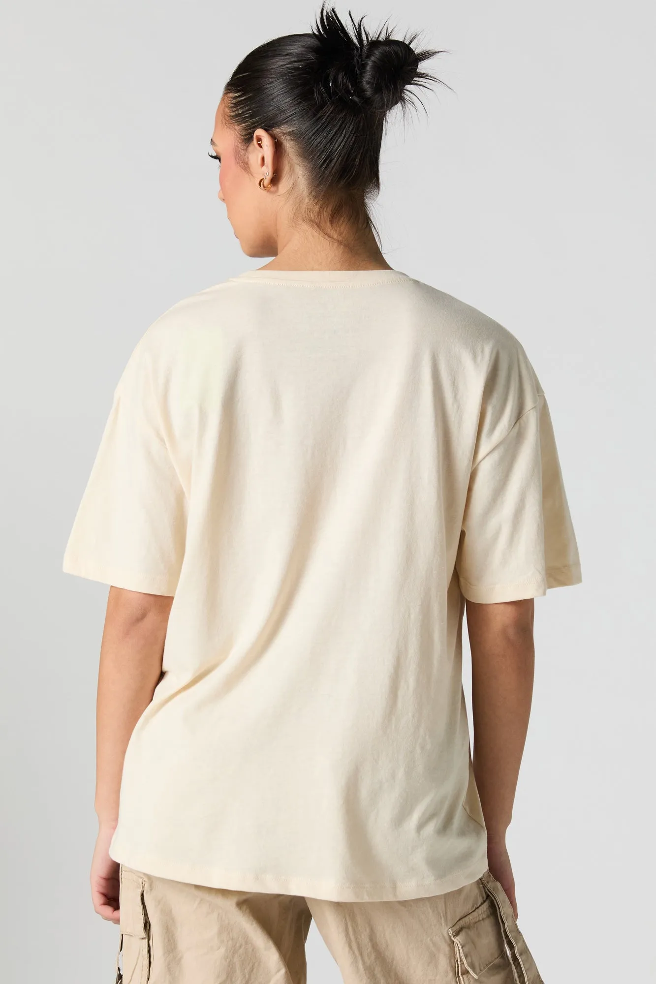 T-shirt coupe garçonne à imprimé Stitch & Angel sold by Urban Planet product image thumbnail 2